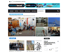 Tablet Screenshot of informelocal.com.ar